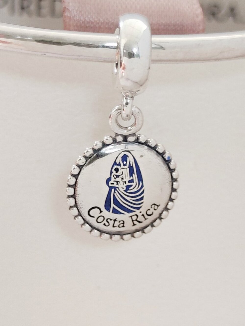 Pandora Costa Rica, Cartago Exclusive Dangle Charm S925 Silver with box
